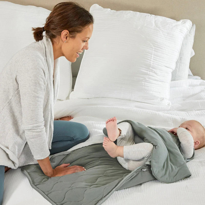 Gunamuna Sleep Bag - Sage Sleevless